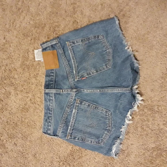 Levis 501 jean short shorts 27 - Picture 2 of 6